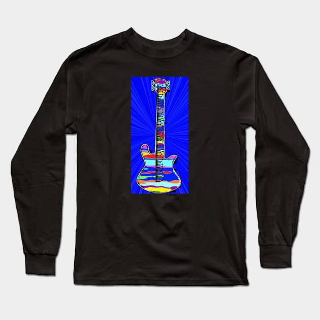 bass blues bassist by LowEndGraphics Long Sleeve T-Shirt by LowEndGraphics